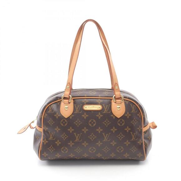 LOUIS VUITTON Brown Monogram Leather Shoulder Bag - Picture 1 of 10